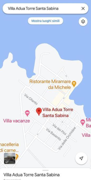 טורה סנטה סאבינה Villa Adua מראה חיצוני תמונה